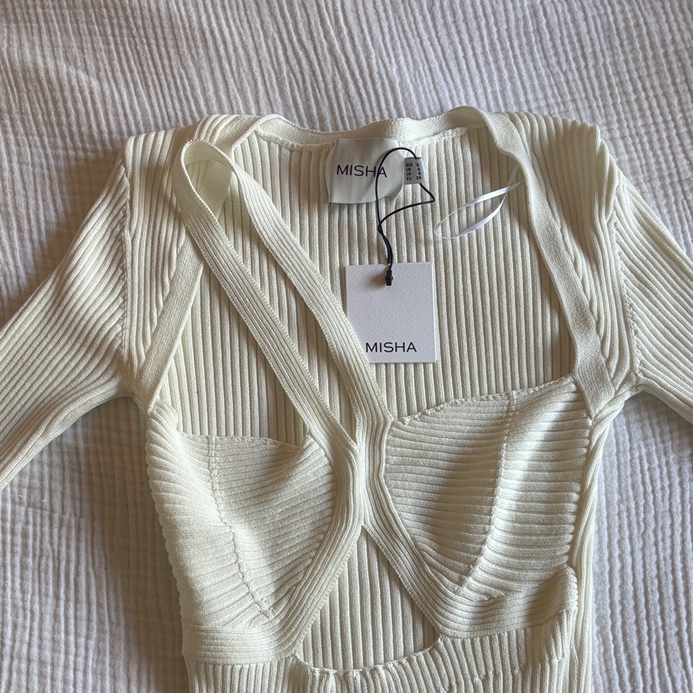 Misha Ribbed Knit Dress - Picture 4 of 4